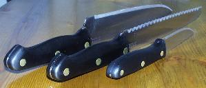 Photo: M&S Kitchen Knives which can rest blade up!