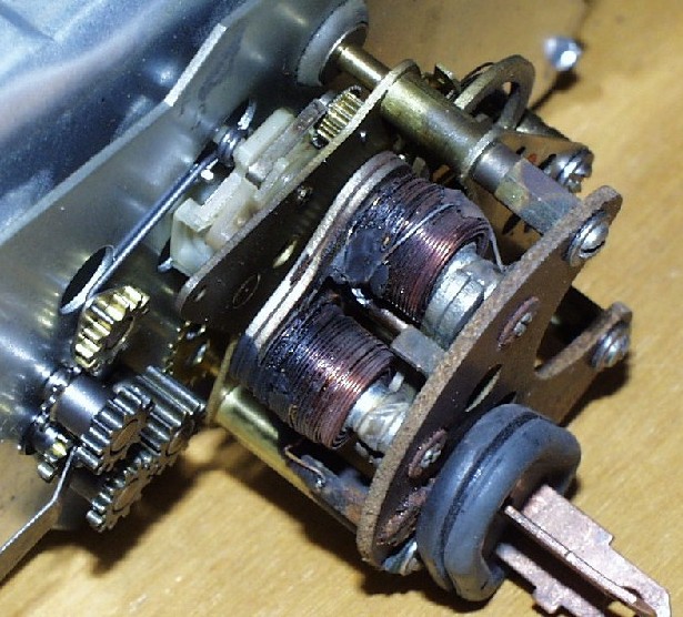 Caddy Clock with burnt coils